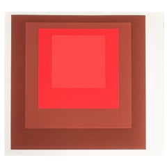 1 of 9 Screen-Prints Serigraph after Josef Albers, 1977