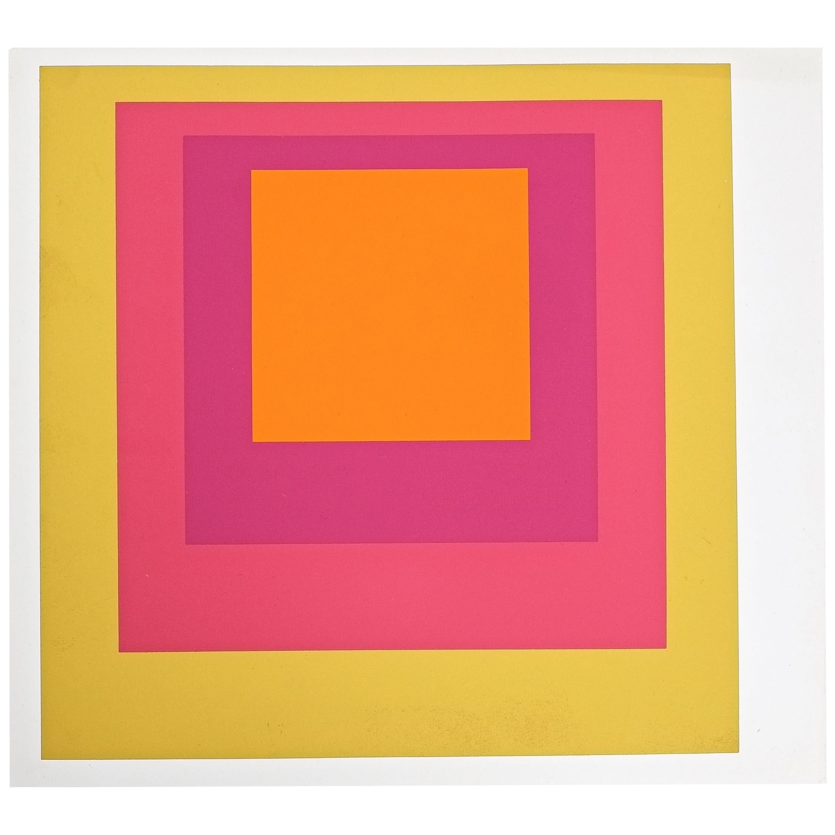 1 of 9 Screen-Prints Serigraph after Josef Albers Albers, 1977