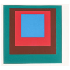 1 of 9 Screen-Prints Serigraph after Josef Albers, 1977