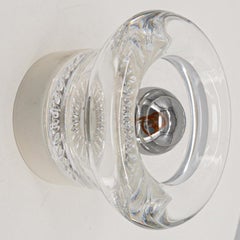 1 der 10 Glas-Wandleuchter/Einbaubeleuchtung von Cosack Leuchten, 1970er Jahre