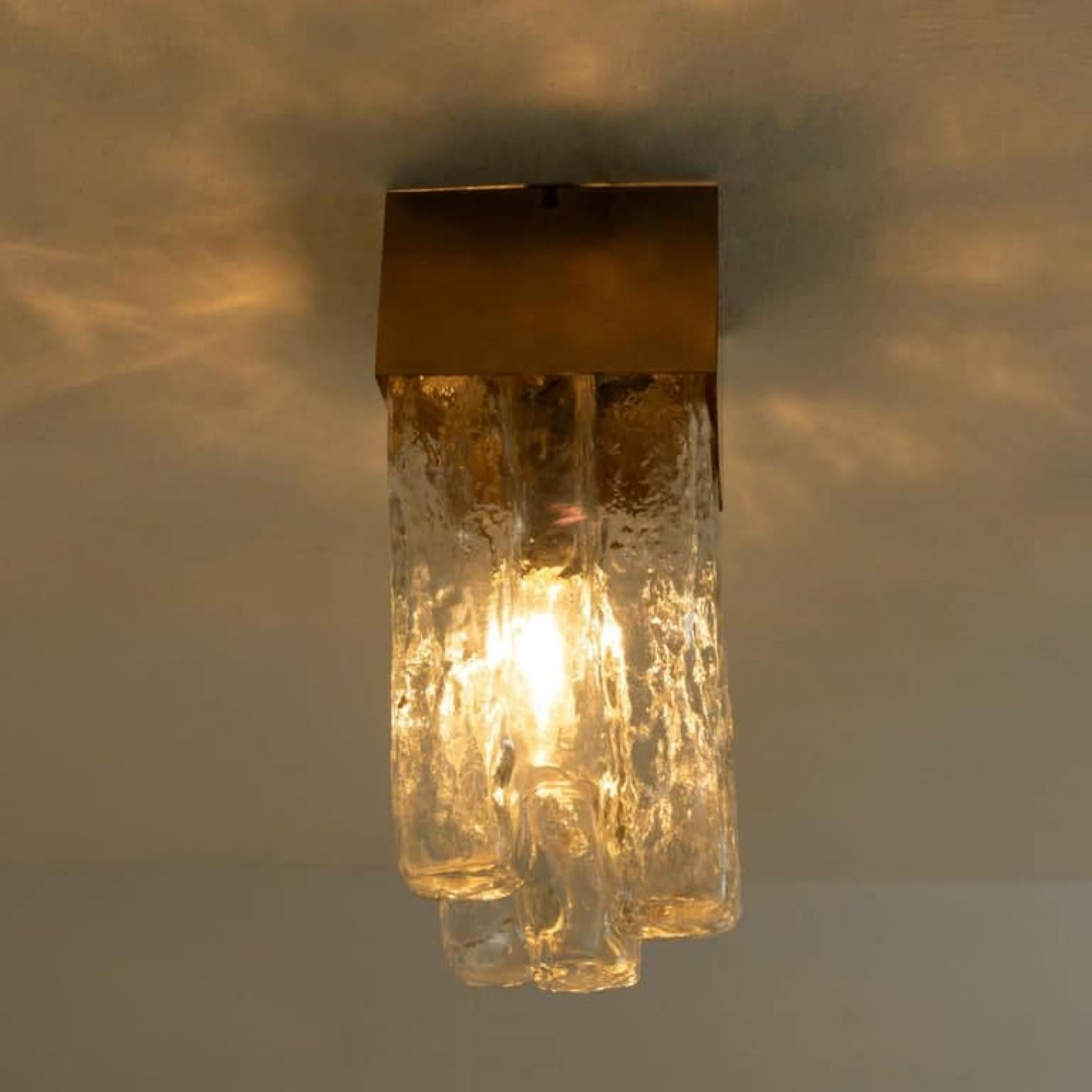 1 of the 10 J.T. Kalmar Granada Flush Mounts, 1970s For Sale 2