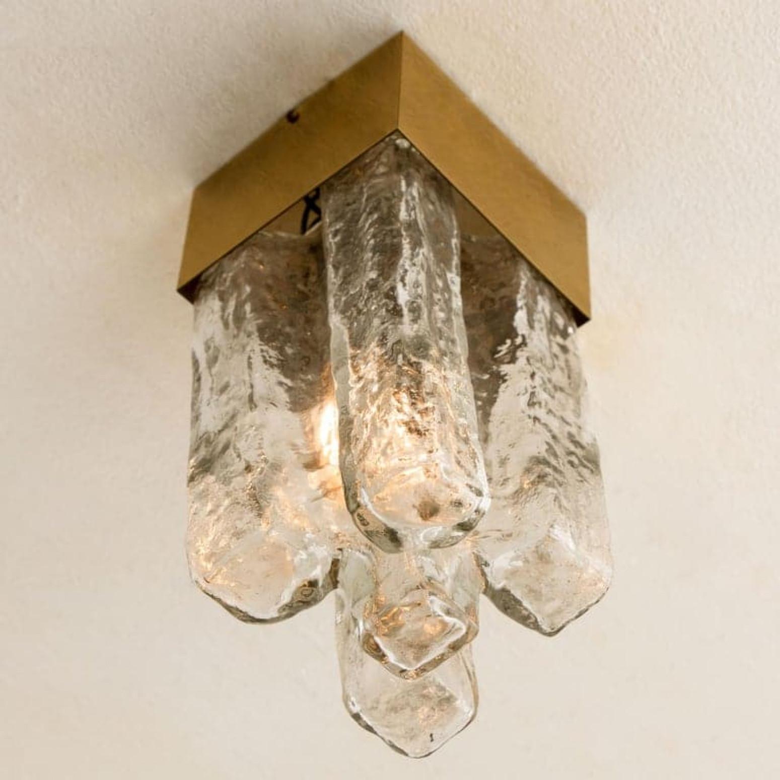 1 of the 10 J.T. Kalmar Granada Flush Mounts, 1970s For Sale 5