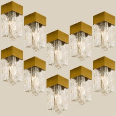 1 der 10 J.T.-Stücke Kalmar Granada Einbaubeleuchtung, 1970er-Jahre