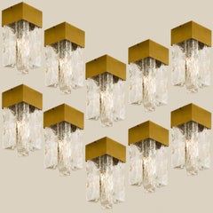 1 der 10 J.T.-Stücke Kalmar Granada Einbaubeleuchtung, 1970er-Jahre