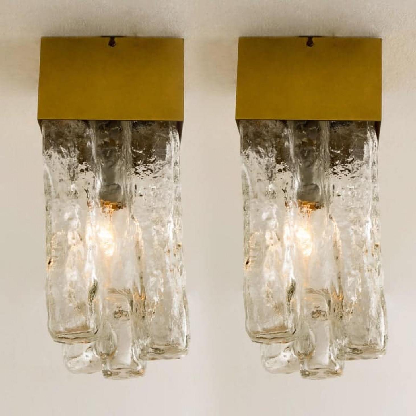 Late 20th Century 1 of the 10 J.T. Kalmar Granada Flush Mounts, 1970s For Sale