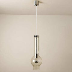 1 of the 10 of Hand Blown Glass Tube Pedant Lights by Staff Lights, 1970s