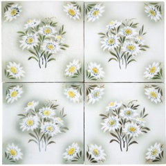 1 of the 100 Antique Ceramic Tiles by Societe Morialme, 1920