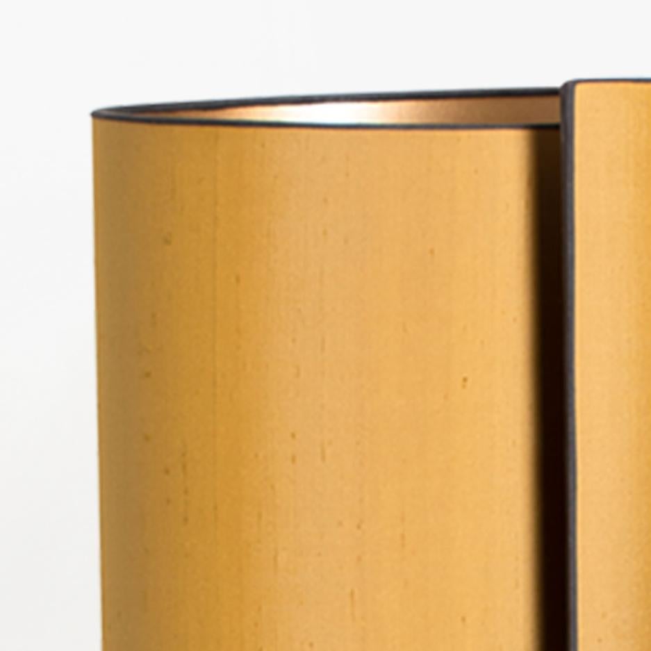 Metal 1 of the 2 Bitossi Lamps for Bergboms, with Custom Made Shades by René Houben For Sale