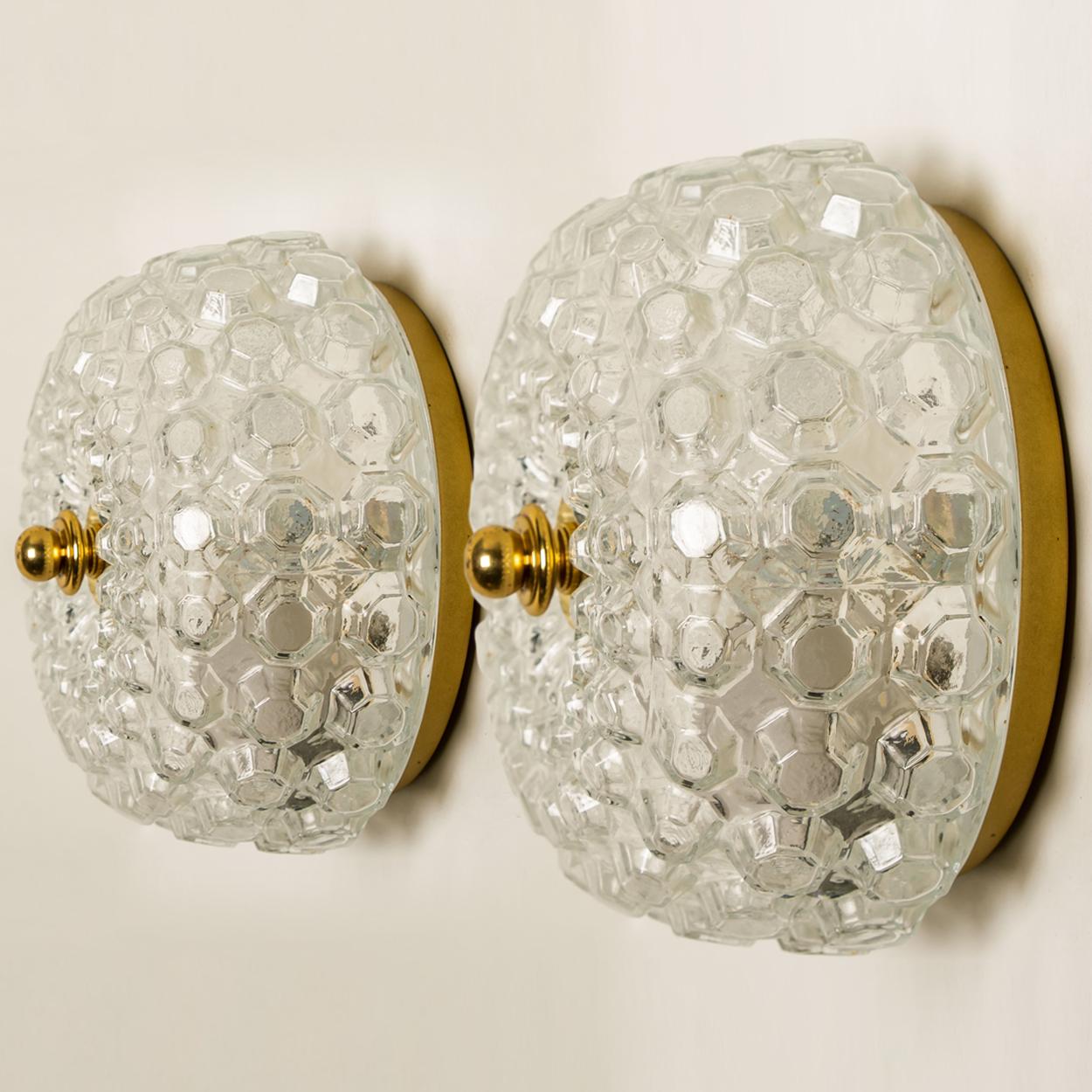 1 of the 2 Bubble Flush Mounts/Wall Sconces by Limburg, 1960s For Sale 4