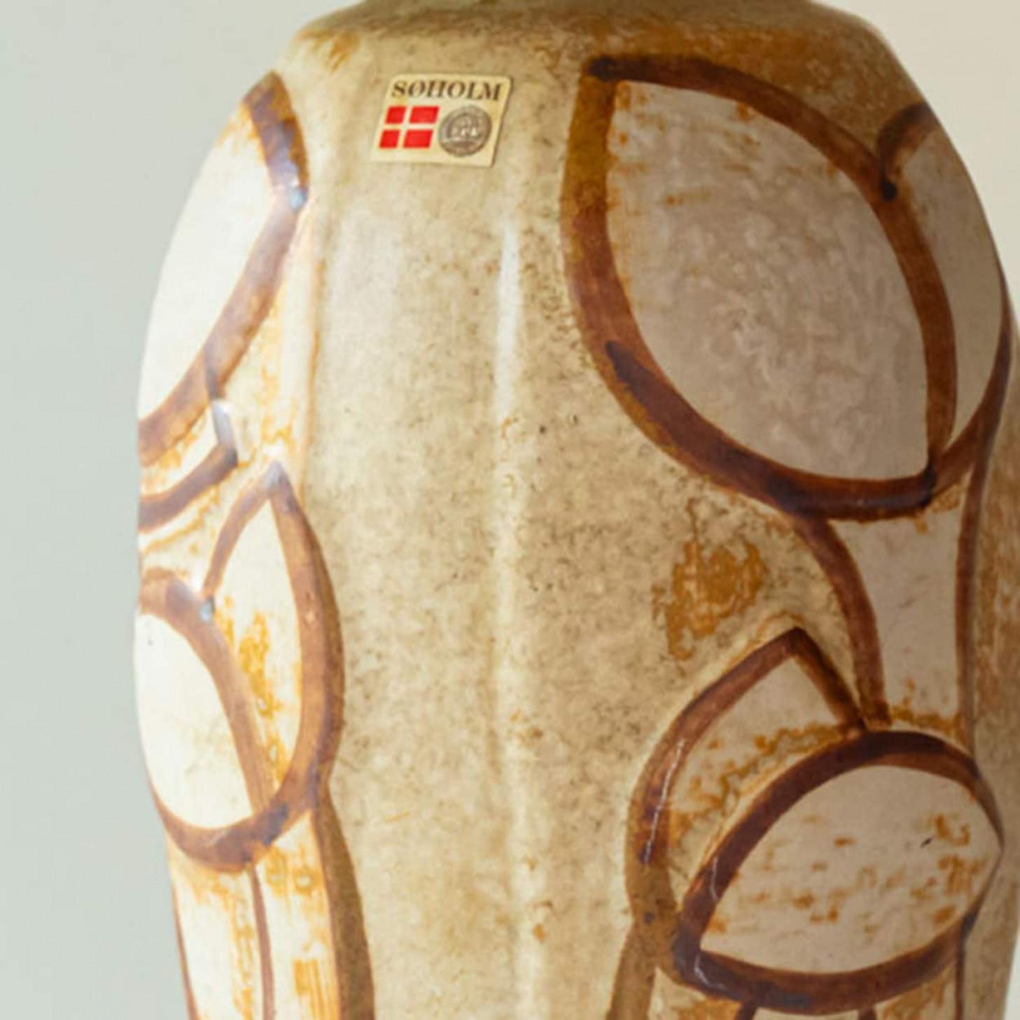 1 de las 2 Lámparas de mesa de cerámica de Noomi Backhausen para Soholm, Dinamarca 1960 en venta 4