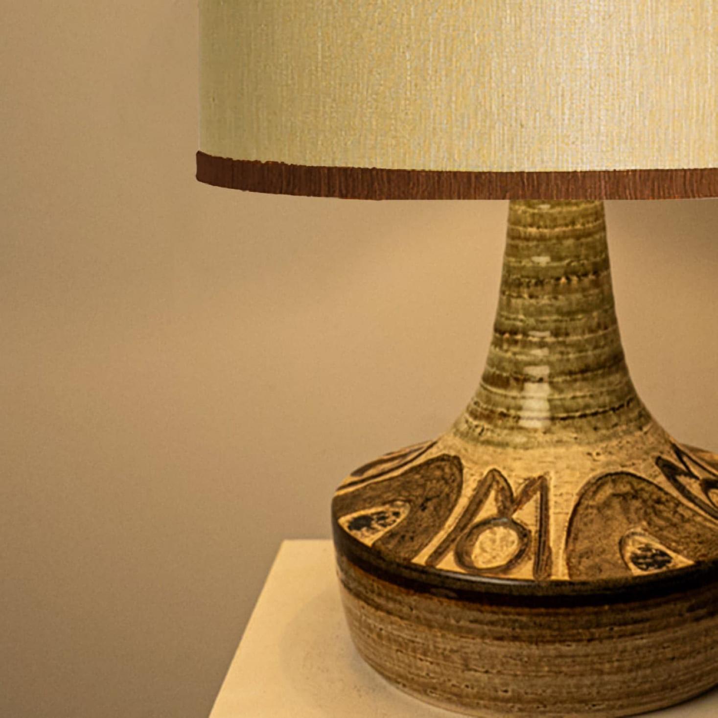 Altro 1 of the 2 Ceramic Table Lamps, Noomi Backhausen for Soholm, Denmark 1960s in vendita