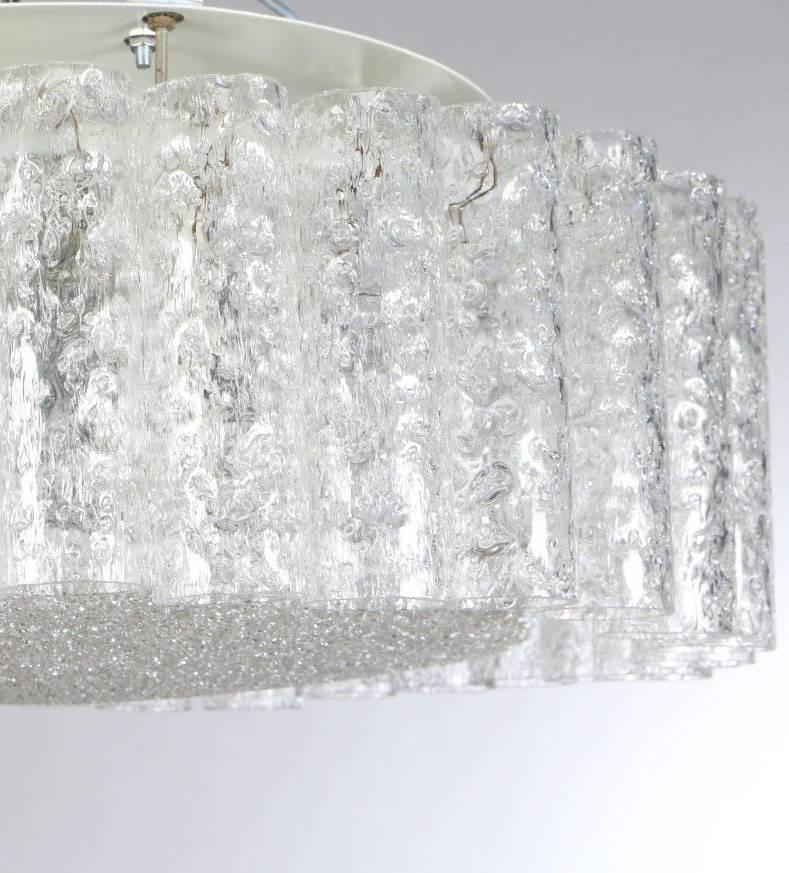 1 of the 2 Doria Clear Flushmount Chandeliers, 1960 For Sale 2