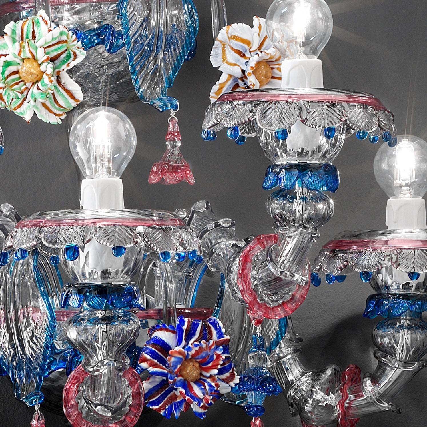 1 of the 2 Exceptional and Rich Wall Lights,  Murano in vendita 2