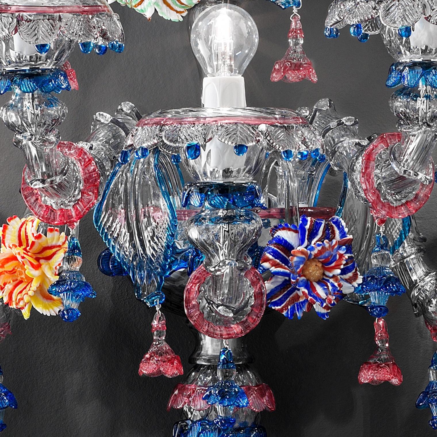 1 of the 2 Exceptional and Rich Wall Lights,  Murano in vendita 3