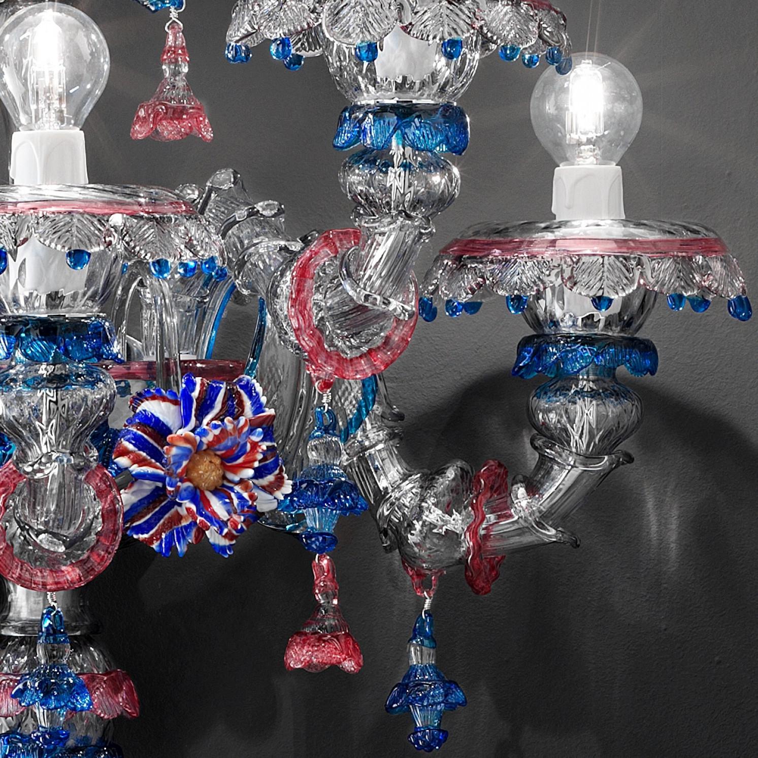 1 of the 2 Exceptional and Rich Wall Lights,  Murano in vendita 5