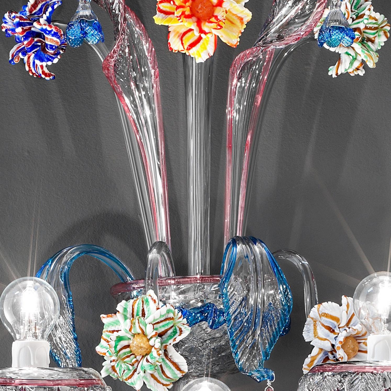 XXI secolo e contemporaneo 1 of the 2 Exceptional and Rich Wall Lights,  Murano in vendita