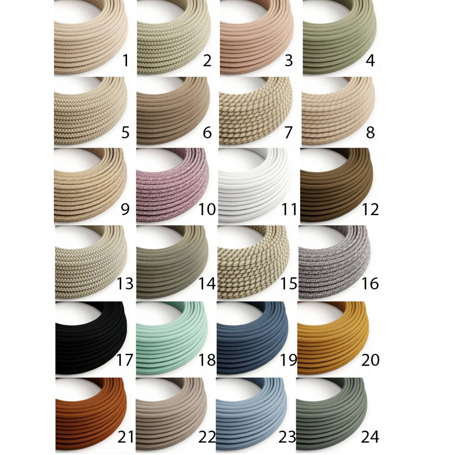 1 delle 2 lampade a sospensione piatte rotonde in ceramica marrone azzurro, Danimarca, 1970 in vendita 8