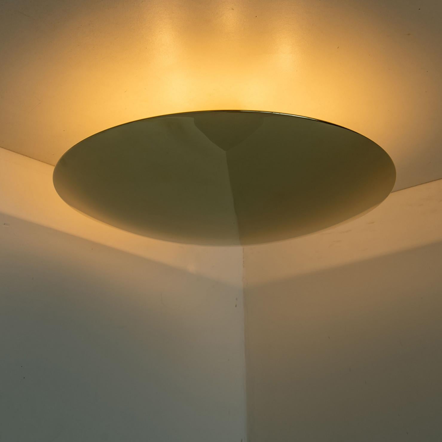 Other 1 of the 2 Florian Schulz Brass Flush Mount Ceiling / Wall Lights For Sale