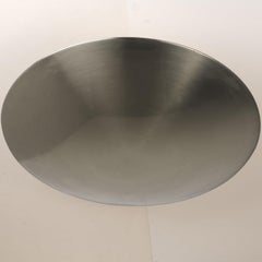 1 of the 2 Florian Schulz Nickel Plated Flush Mount Ceiling / Wall Lights
