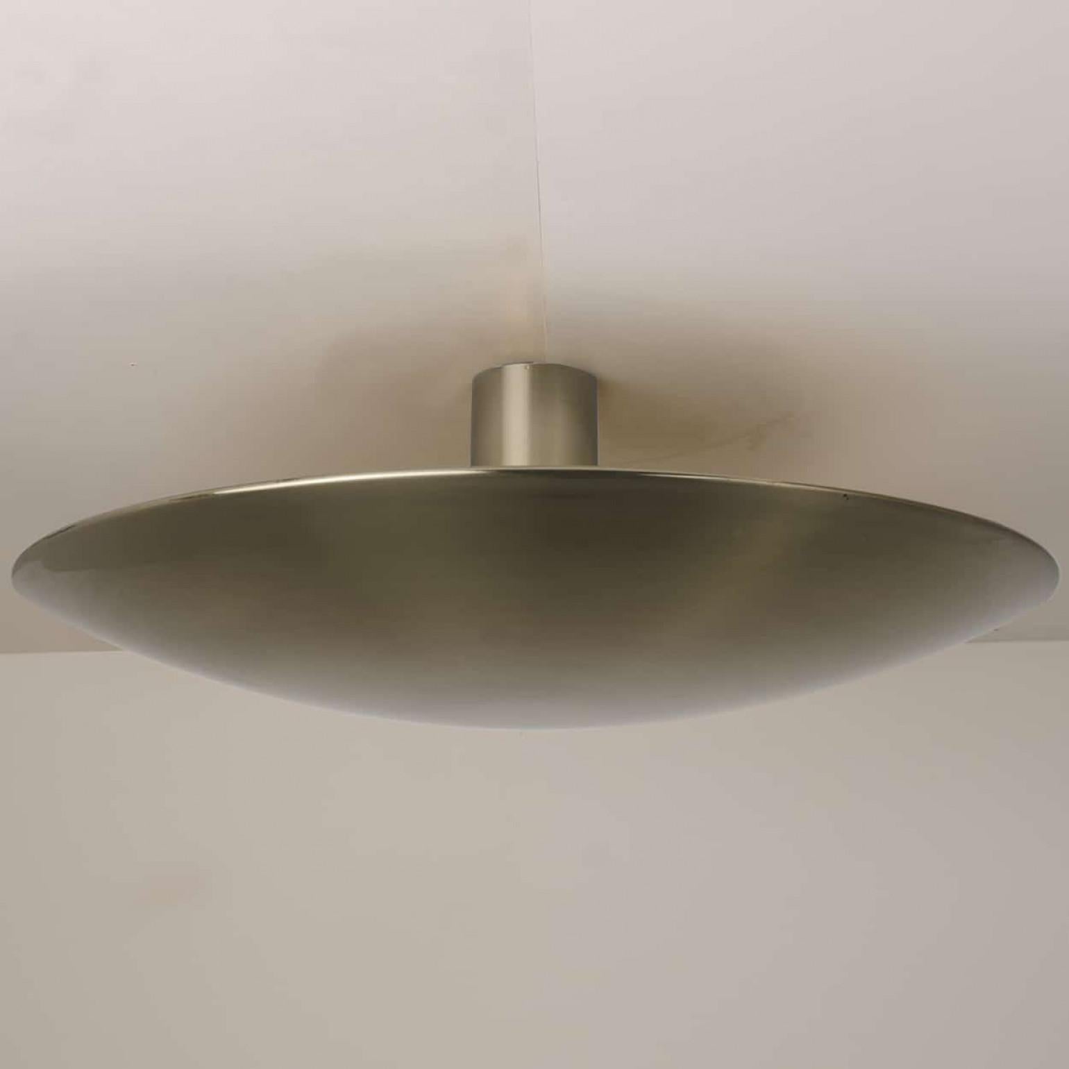 1 of the 2 Florian Schulz Nickel Plated Flush Mount Ceiling / Wall Lights Otro en venta