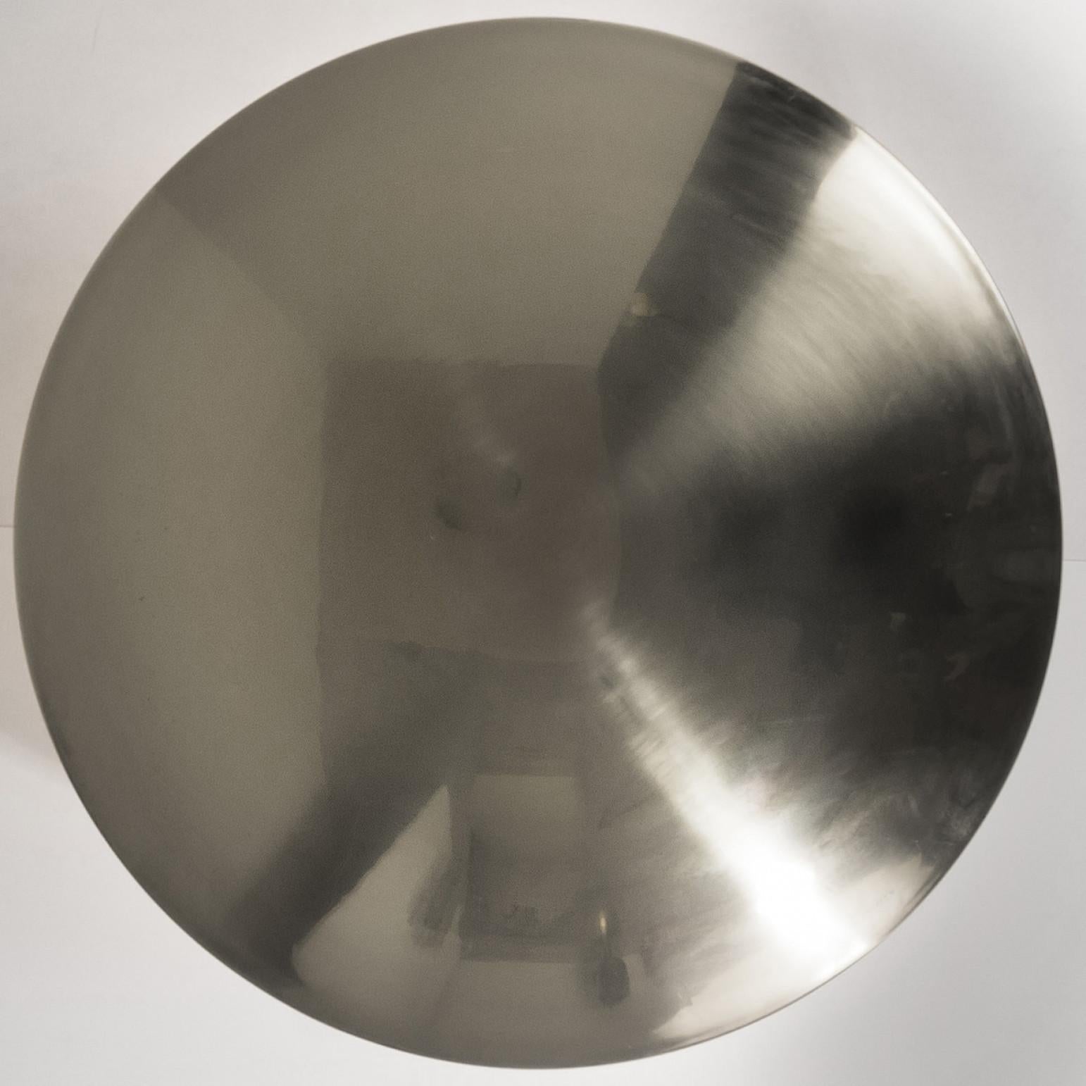 1 of the 2 Florian Schulz Nickel Plated Flush Mount Ceiling / Wall Lights Latón en venta