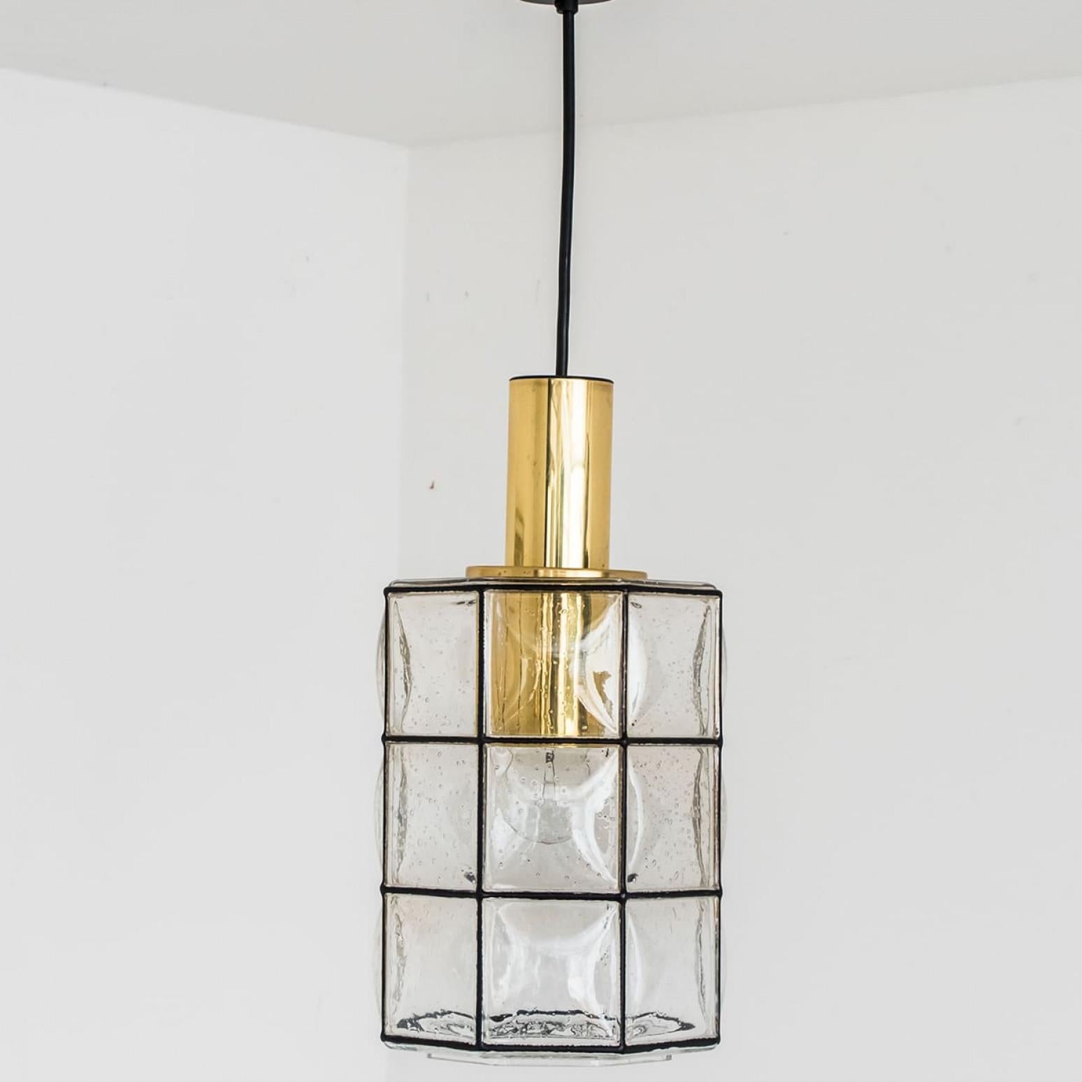 1 of the 2 Glass Pedant from Glashütte Limburg, 1960s For Sale 4