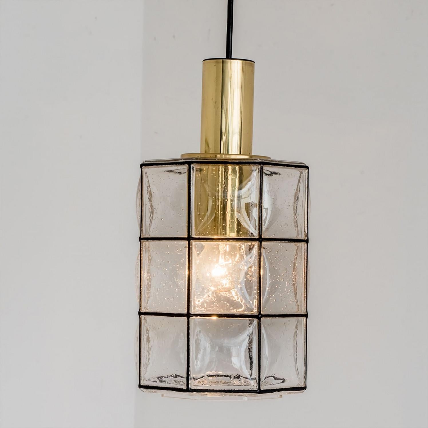 1 de los 2 Pedantes de cristal de Glashütte Limburg, años 60 Otro en venta