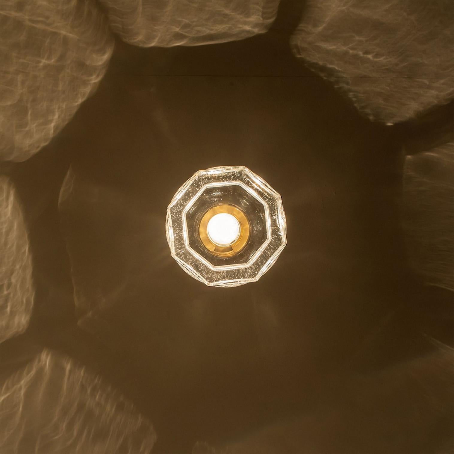 1 de los 2 Pedantes de cristal de Glashütte Limburg, años 60 en venta 1