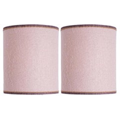 1 of the 2 Gorgeous Table Lamps by Jeppe Hagedorn, Pink Shade, Denmark 1960s