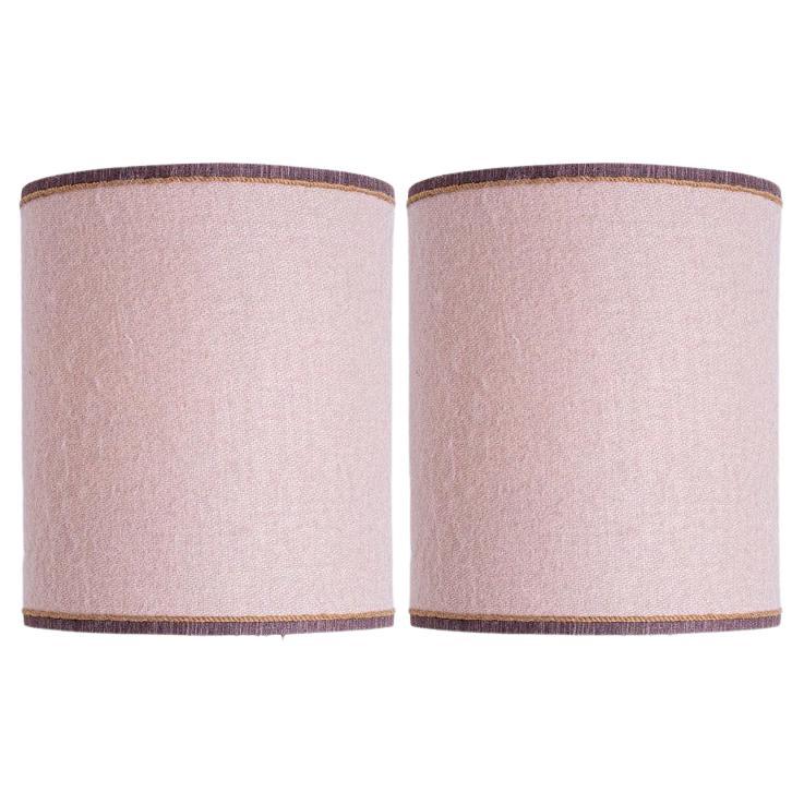 1 of the 2 Gorgeous Table Lamps by Jeppe Hagedorn, Pink Shade, Denmark 1960s