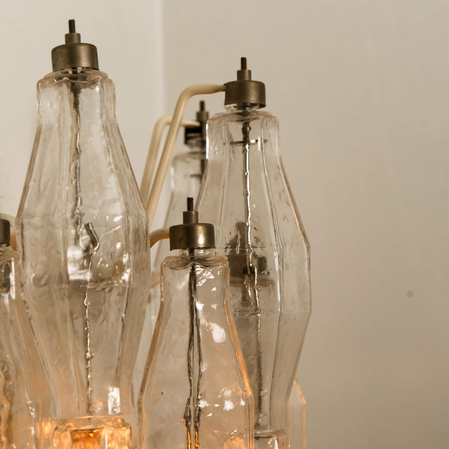 1 delle 2 lampade da parete italiane in Poliedri di Murano di Carlo Scarpa per Venini, 1960 in vendita 1