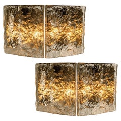 1 of the 2  J. T. Kalmar Wall Lamps, Model Karlstein, Vienna, circa 1960