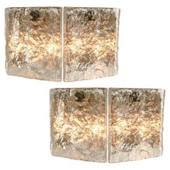 1 of the 2 J. T. Kalmar Wall Lamps, Model Karlstein, Vienna, circa 1960