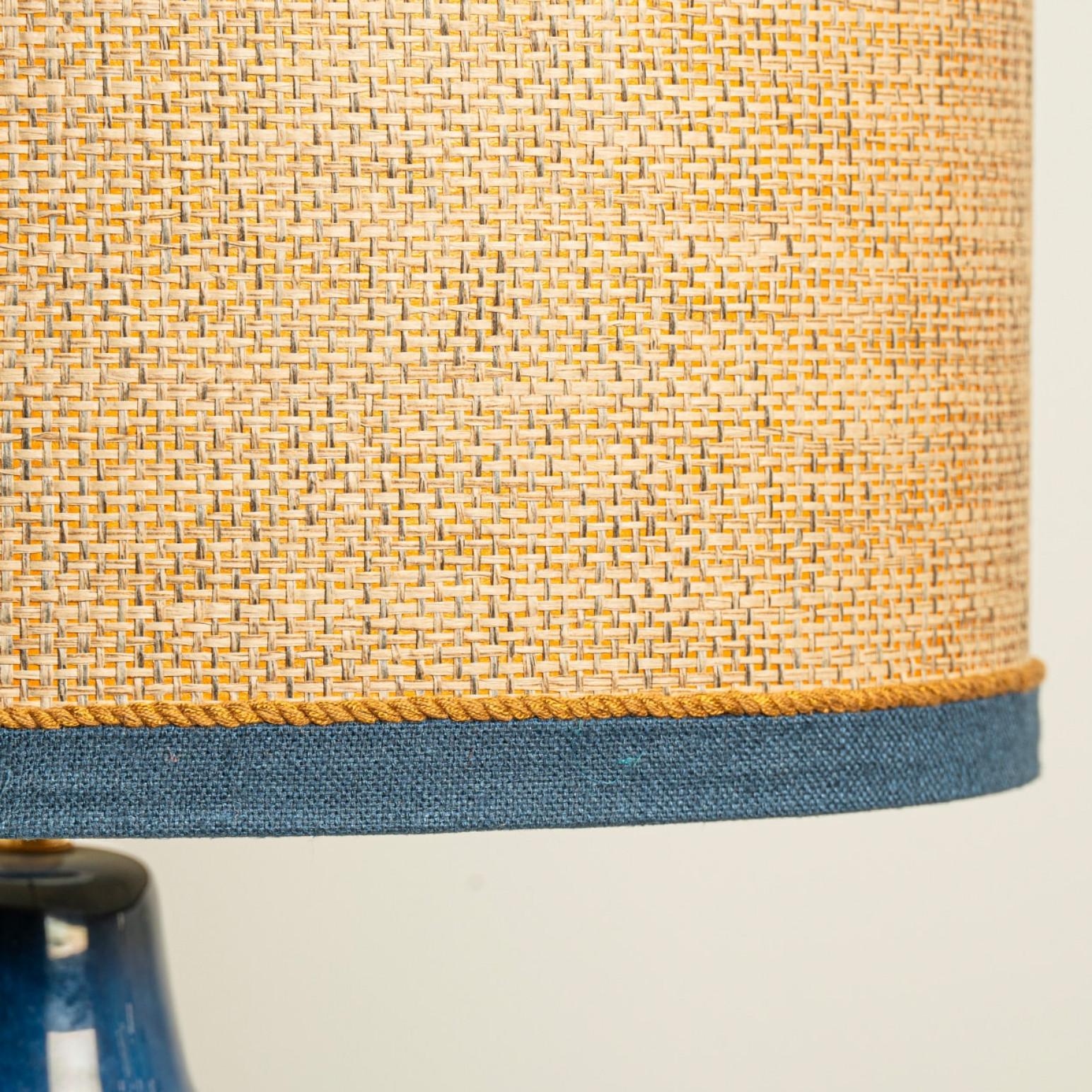 Danese 1 of the 2 Large Ceramic Table Lamps for Soholm, Denmark 1960s in vendita