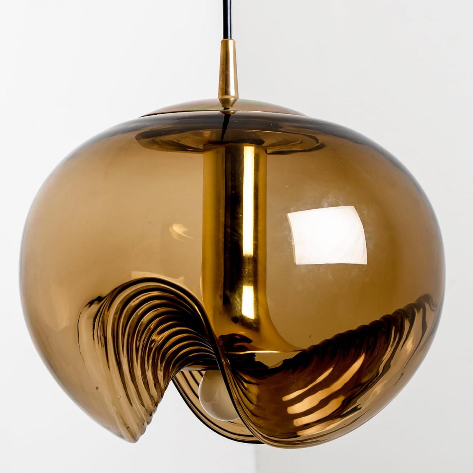 1 of the 2 Light Fixtures Koch & Lowy, 1970 In condizioni buone in vendita a Rijssen, NL