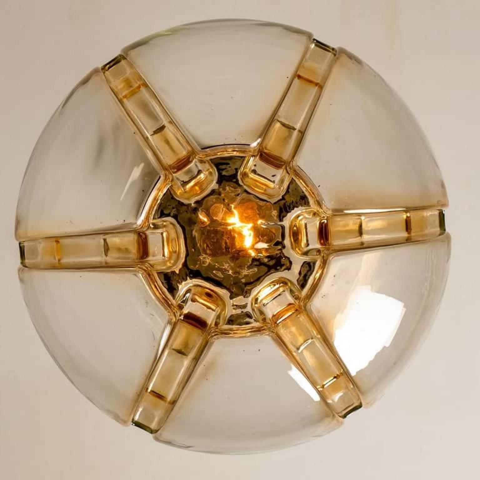 1 dei 2 pendenti Mazzega Murano Globe, Italia, 1970 in vendita 5