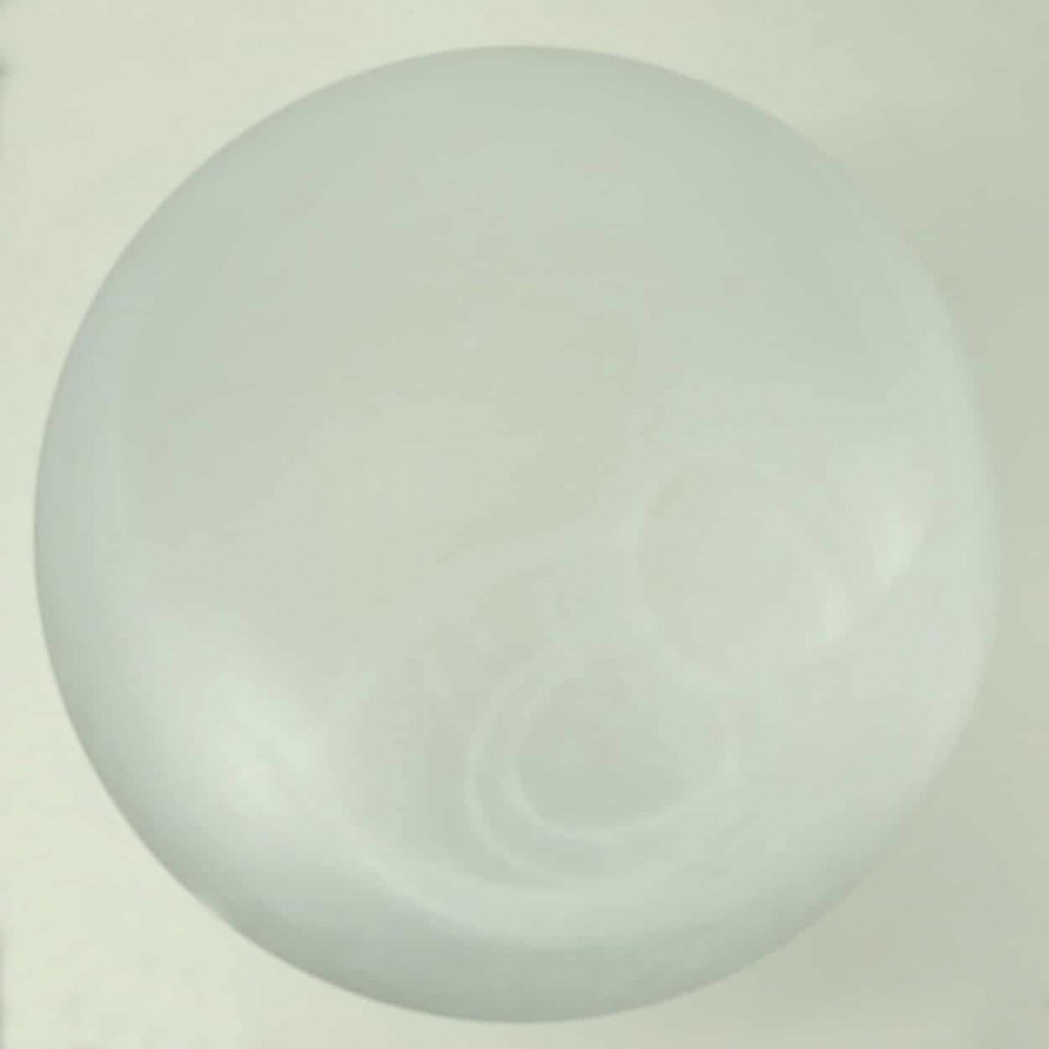 1 of the 2 Mushroom Glass Table Lamps, Glashütte Limburg, 1970 im Angebot 2