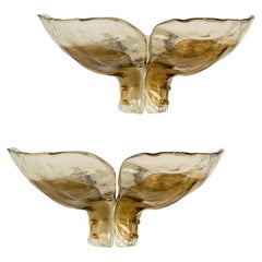 1 of the 2 pairs Extra Large J.T. Kalmar Wall Lights, 1970