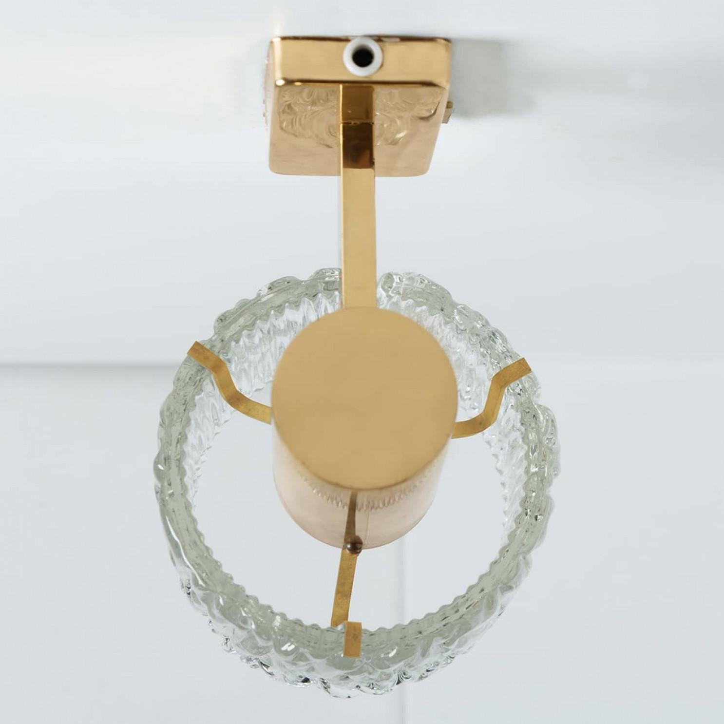 Other 1 of the 2 Pairs of Glass Torch Wall Sconces by Fagerlund, 1960 For Sale