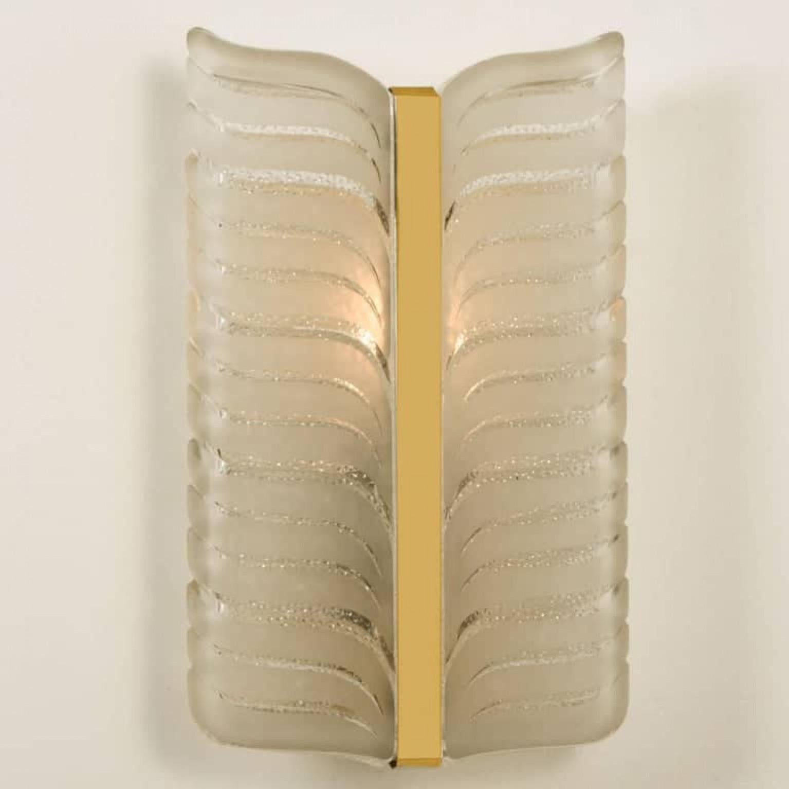 1 of the 2 Pairs of Kalmar Leaf Sconces, 1960s en vente 3