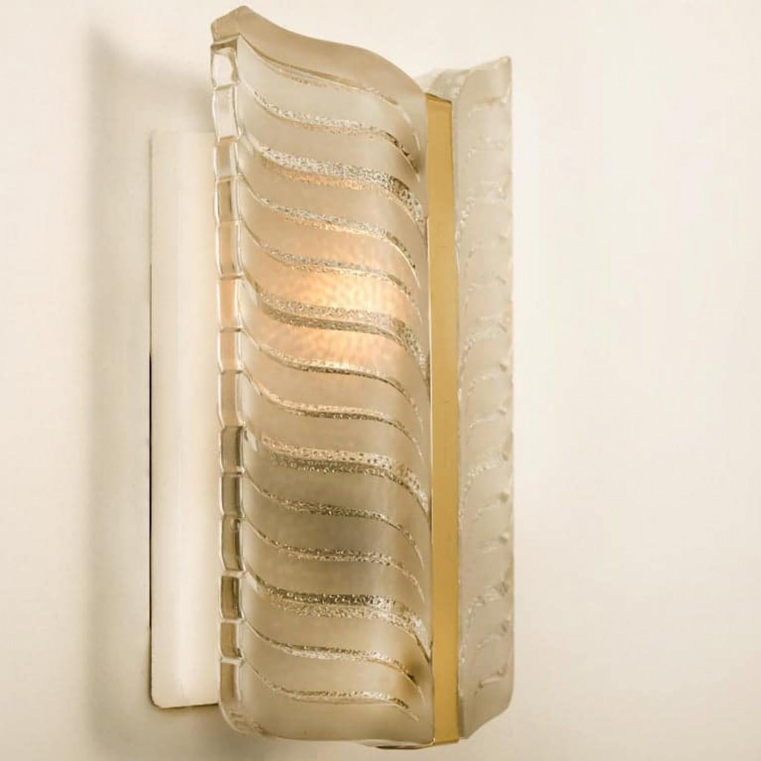 Mid-Century Modern 1 of the 2 Pairs of Kalmar Leaf Sconces, 1960s en vente