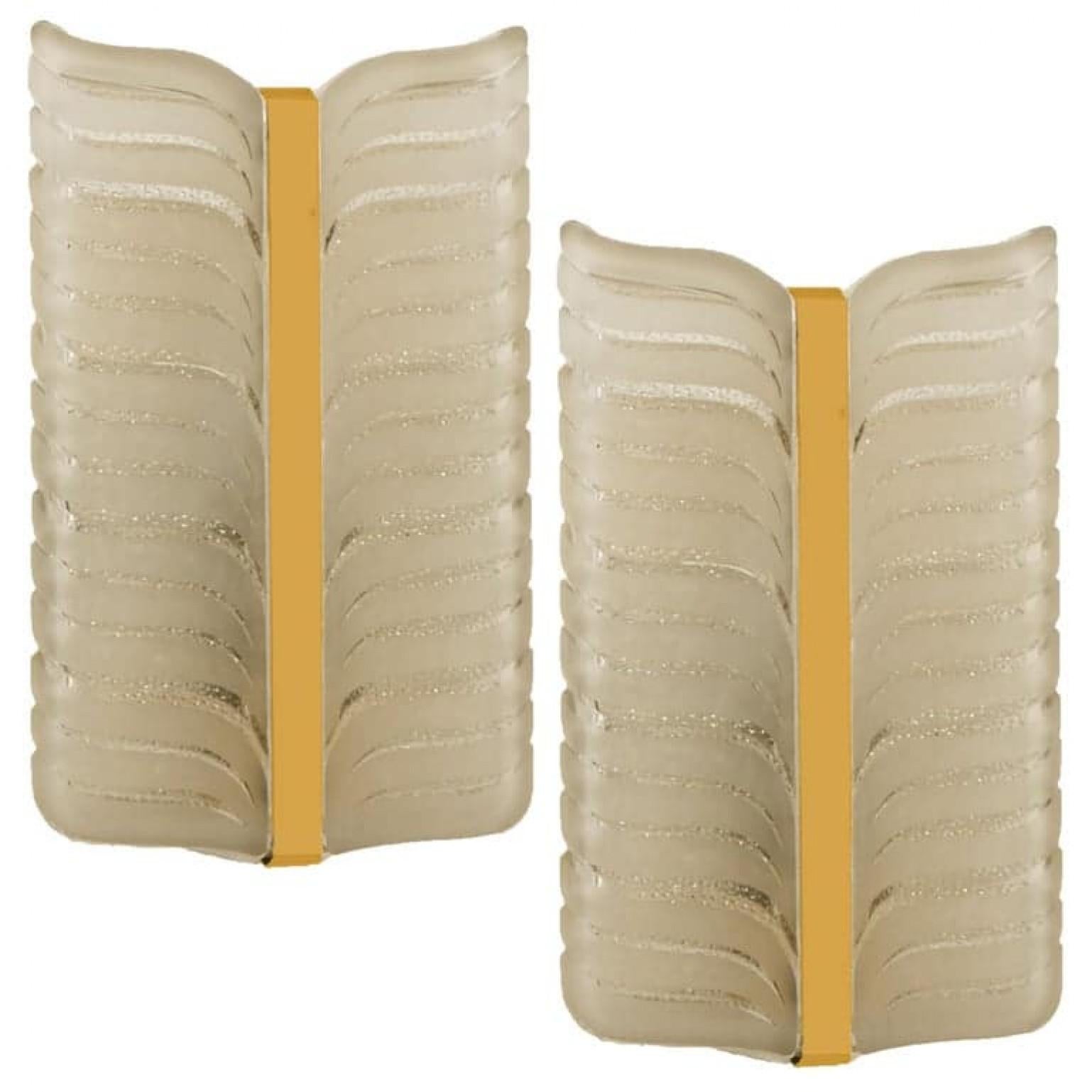 1 delle 2 coppie di lampade a foglia Kalmar, anni '60 in vendita 1