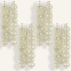 1 of the 2 Pairs of Large Tulipan Wall Lamps or Sconces by J.T. Kalmar 'H 21.2'