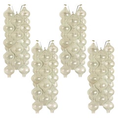 1 of the 2 Pairs of Large Tulipan Wall Lamps or Sconces by J.T. Kalmar 'H 21.2'