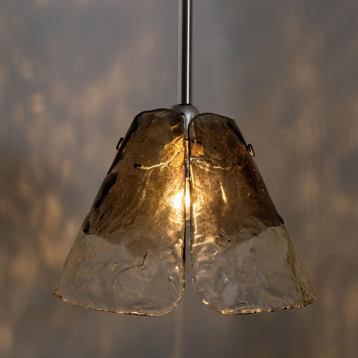1 of the 2 Pendant Lamps by Carlo Nason for Mazzega 3
