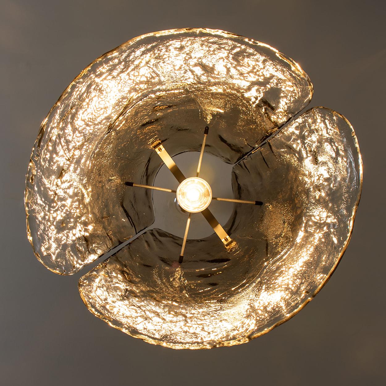 1 of the 2 Pendant Lamps by Carlo Nason for Mazzega 4