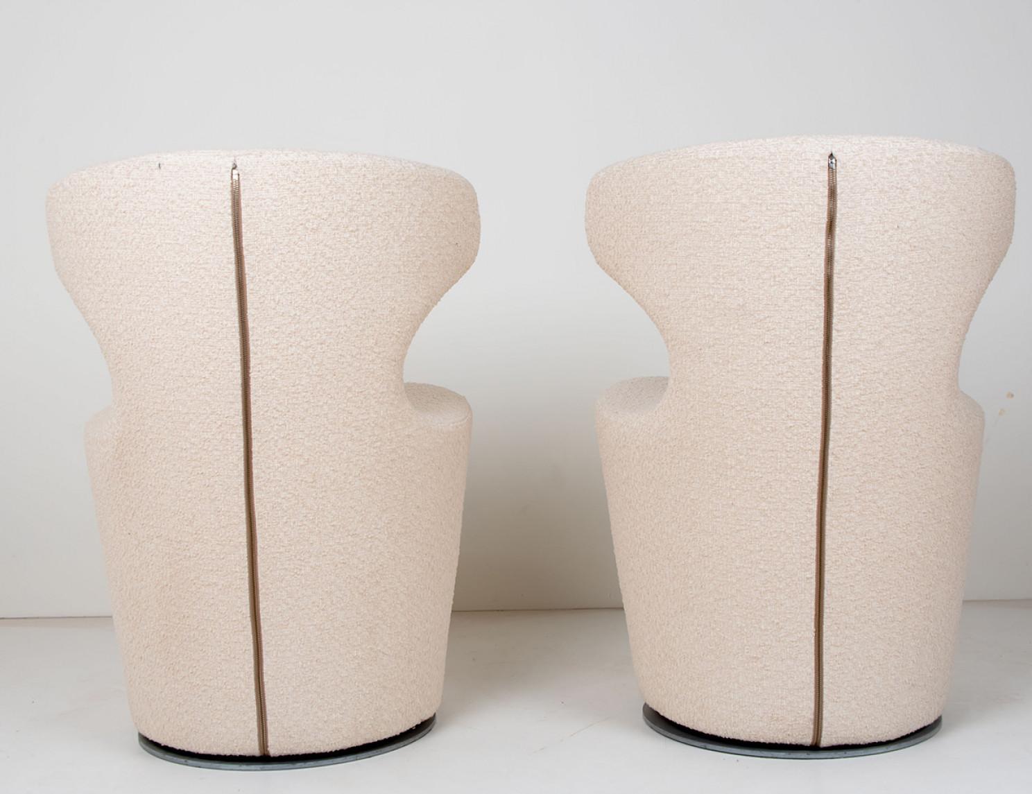 1 der 2 Piccola Papilio-Sessel von B&B Italia, neue Polster Metaphern 10