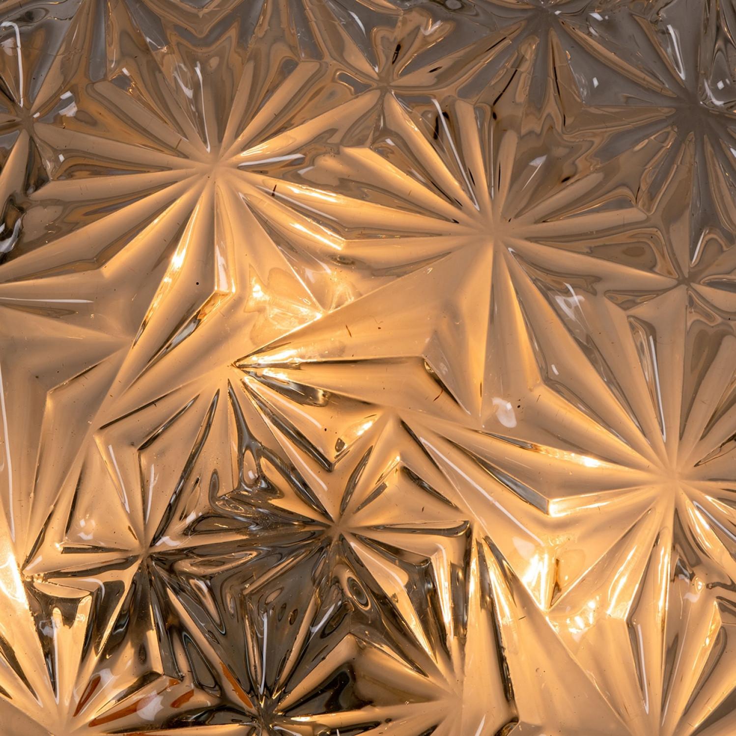 Allemand 1 of the 2 Round Glass Wall Lights In Style Of Helena Tynell, 1960 en vente