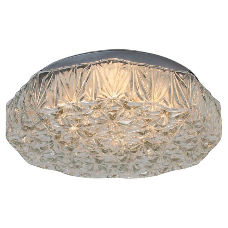 1 of the 2 Round Glass Wall Lights In Style Of Helena Tynell, 1960