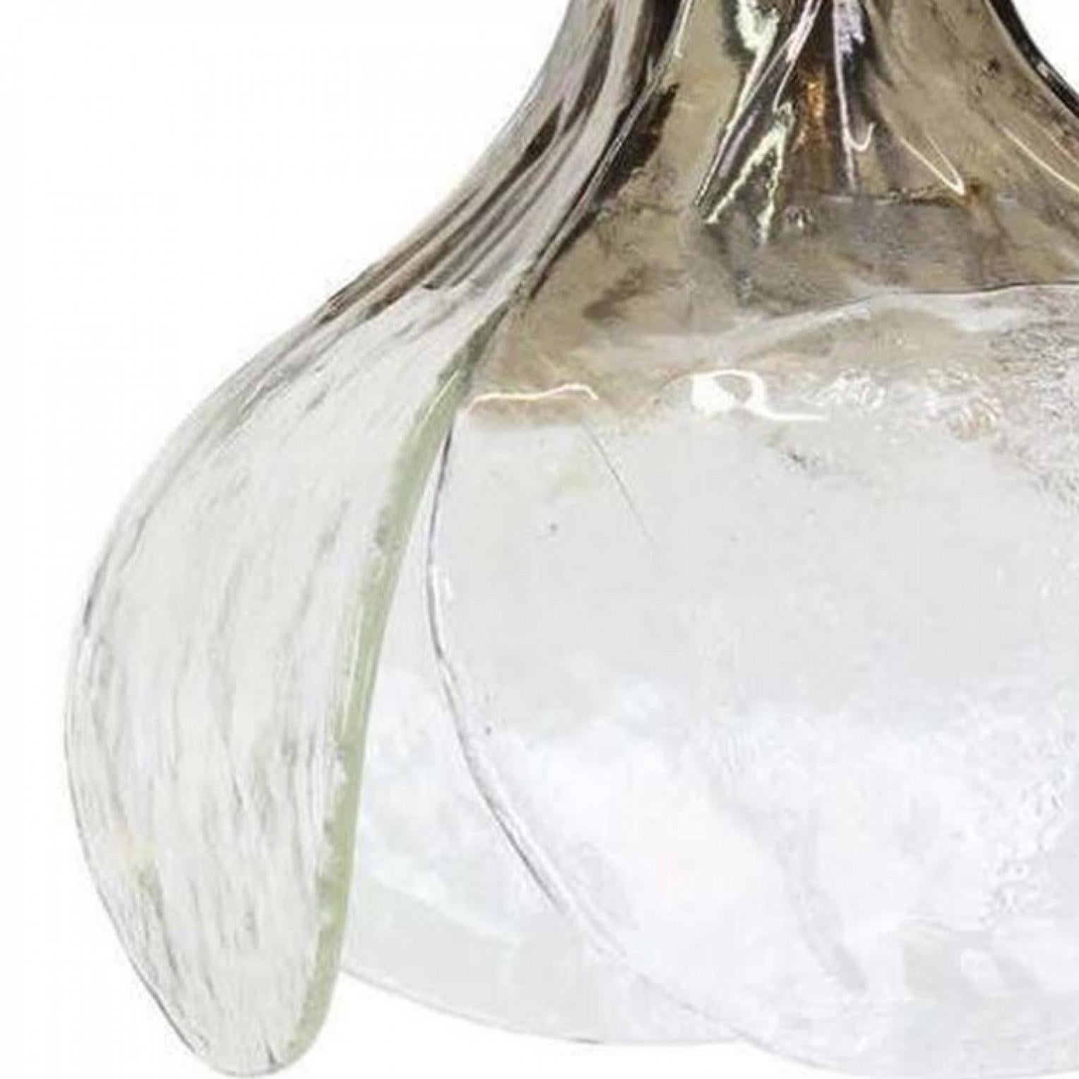 Austriaco 1 of the 2 Smoked Pendant Lamps by Carlo Nason for Mazzega in vendita